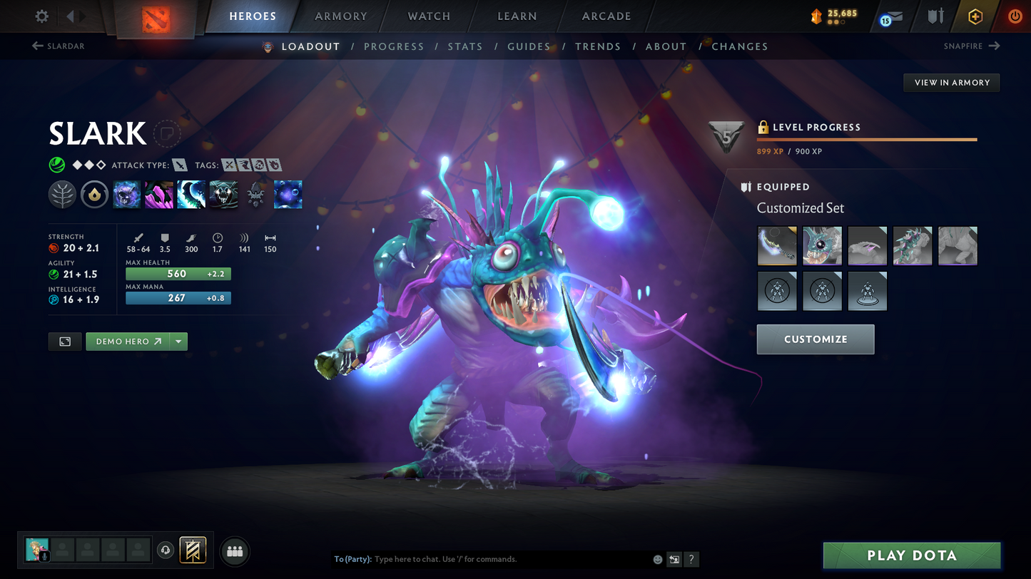 Archon III | Behavior Score: 10379 | 3 Arcanas: Jugg, Cm, Zeus | Many Immortals Inside | Slark Angler of The Abyss Cache | Mainpool | Full Access | Many Items