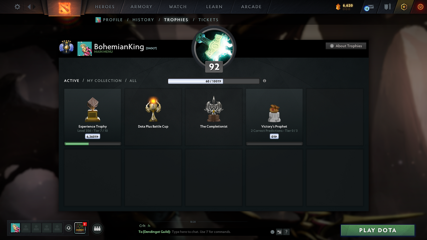 Divine V | Behavior Score: 12000 | 2 Arcanas: Mk, Lc | Many Immortals | Cache Sets Inside | 92 Trophy Level | 4800 Hours | Mainpool | Full Access | Stacked Account\