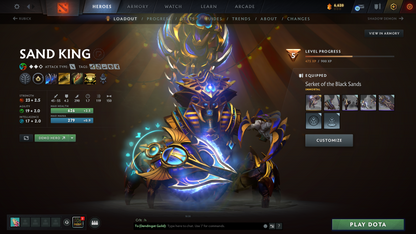 Divine V | Behavior Score: 12000 | 2 Arcanas: Mk, Lc | Many Immortals | Cache Sets Inside | 92 Trophy Level | 4800 Hours | Mainpool | Full Access | Stacked Account\