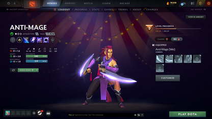 Legend II | Behavior Score: 10123 | Pudge Automaton Woodcutter Persona | Antimage Persona | Some Immortals | Quick Que | Perfect for Smurf | Full Access
