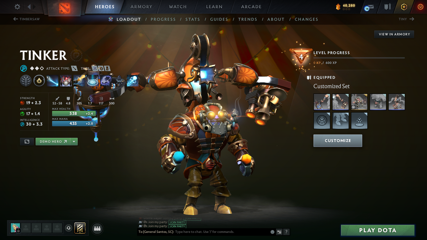 Crusader V | Behavior Score: 7120 | Ogre Magi Arcana | Antimage Persona | Immortals Inside | Mainpool Account | Trophy Level: 42 | Full Access
