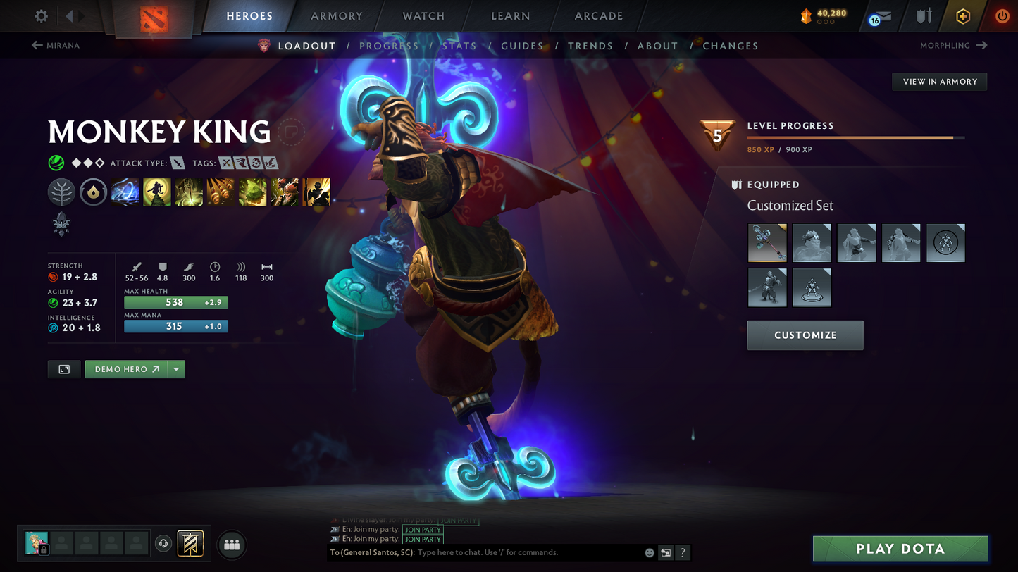 Crusader V | Behavior Score: 7120 | Ogre Magi Arcana | Antimage Persona | Immortals Inside | Mainpool Account | Trophy Level: 42 | Full Access