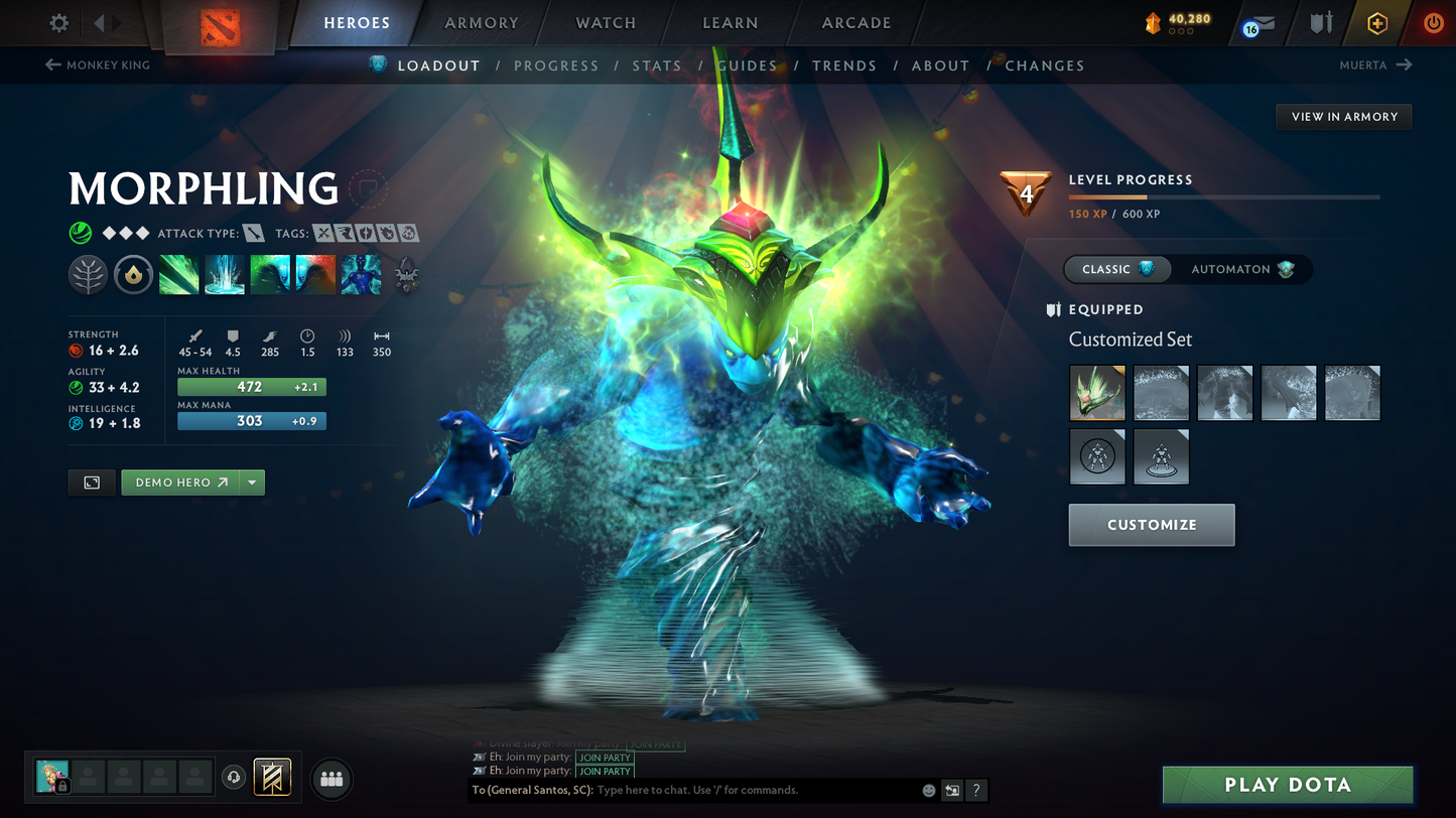 Crusader V | Behavior Score: 7120 | Ogre Magi Arcana | Antimage Persona | Immortals Inside | Mainpool Account | Trophy Level: 42 | Full Access
