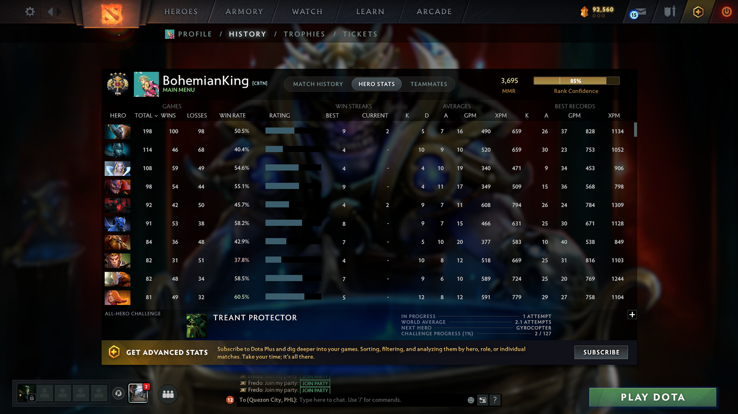 Legend IV | Behavior Score: 11610 | 3 Arcanas: Monkey, Lina, Shadowfiend | Many Immortals | Mainpool Account | Trophy level: 79 | Many sets | Full Access