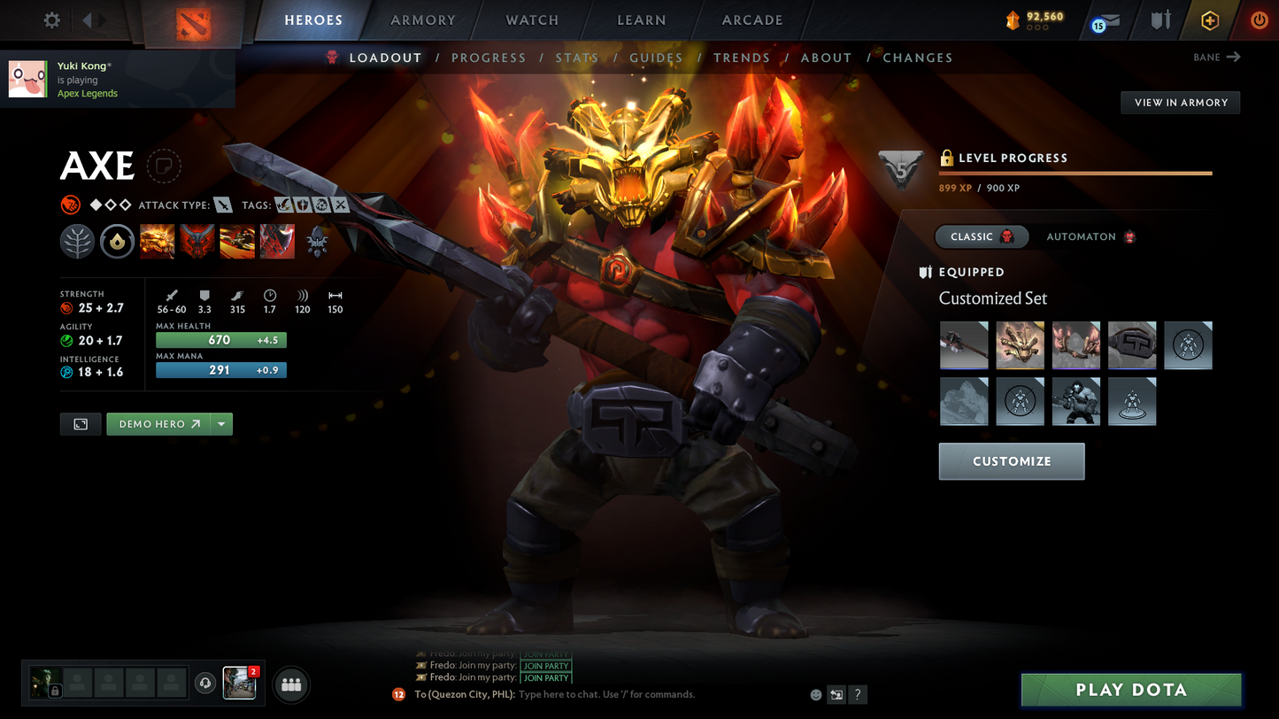 Legend IV | Behavior Score: 11610 | 3 Arcanas: Monkey, Lina, Shadowfiend | Many Immortals | Mainpool Account | Trophy level: 79 | Many sets | Full Access