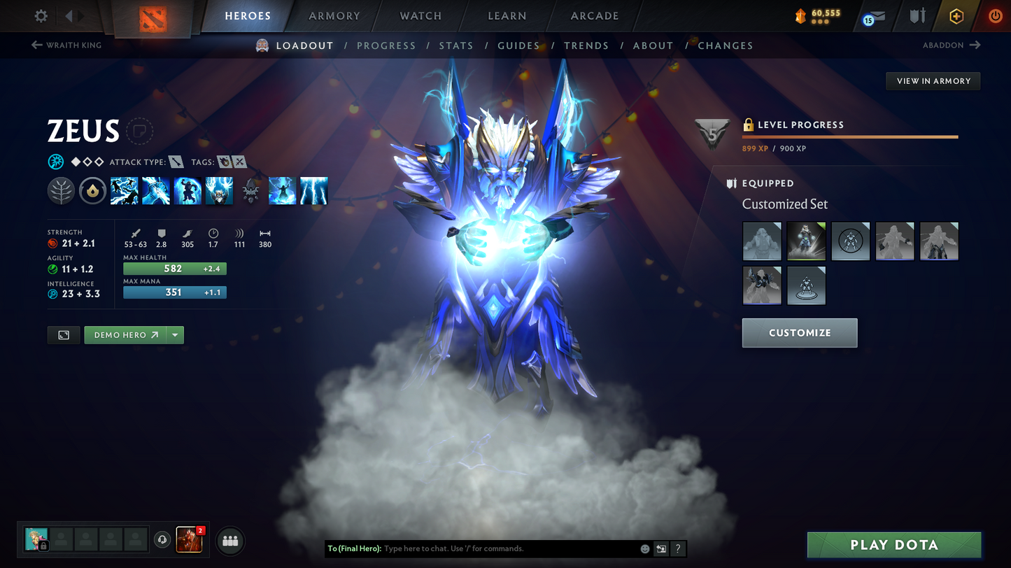 Legend III | Behavior Score: 7249 | 4 Arcanas: Jugg, Zeus, Tb, Cm | Antimage and Mirana Persona | 43 Immortals | 4000 Hours | 2316 Items | Mainpool | Full Access