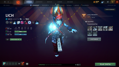 Legend III | Behavior Score: 7249 | 4 Arcanas: Jugg, Zeus, Tb, Cm | Antimage and Mirana Persona | 43 Immortals | 4000 Hours | 2316 Items | Mainpool | Full Access