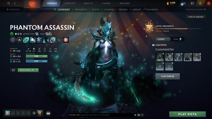 Uncalibrated | Crusader - Archon | 8783 Behavior Score | Phantom Assassin Arcana | Nyx Immortal | Quick Que | Not Botted Account | Full Access