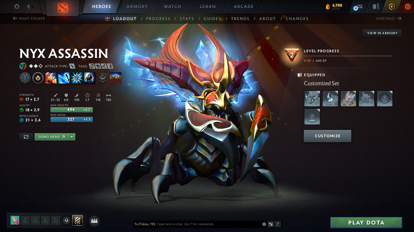 Uncalibrated | Crusader - Archon | 8783 Behavior Score | Phantom Assassin Arcana | Nyx Immortal | Quick Que | Not Botted Account | Full Access