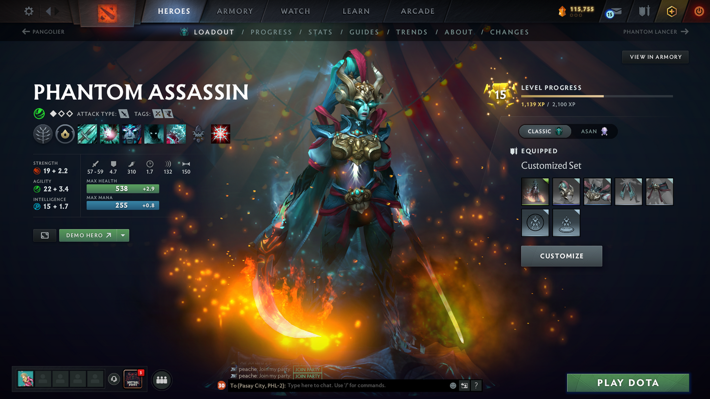 Immortal (6389) | Behavior Score: 11436 | 4 Arcanas: Vengeful, Phantom, Crystal, Jugg | PA and AM Persona | 10th Anniv | Many Immortals | Many Cache Sets | Dota Plus Subscription | Full Access