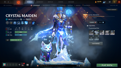 Immortal (6389) | Behavior Score: 11436 | 4 Arcanas: Vengeful, Phantom, Crystal, Jugg | PA and AM Persona | 10th Anniv | Many Immortals | Many Cache Sets | Dota Plus Subscription | Full Access