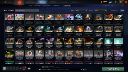 Immortal (6389) | Behavior Score: 11436 | 4 Arcanas: Vengeful, Phantom, Crystal, Jugg | PA and AM Persona | 10th Anniv | Many Immortals | Many Cache Sets | Dota Plus Subscription | Full Access