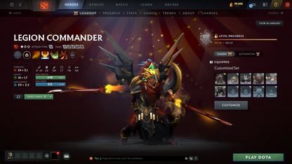 Archon I | Behavior Score: 7607 | LC Arcana | Immortals Inside | 4500 Hours | Trophy Level 70 | Mainpool | Quick Que | Many Items | 10th Anniv | Full Access