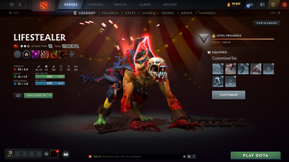Archon I | Behavior Score: 7607 | LC Arcana | Immortals Inside | 4500 Hours | Trophy Level 70 | Mainpool | Quick Que | Many Items | 10th Anniv | Full Access