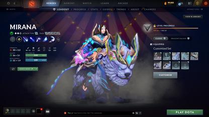 Archon I | Behavior Score: 7607 | LC Arcana | Immortals Inside | 4500 Hours | Trophy Level 70 | Mainpool | Quick Que | Many Items | 10th Anniv | Full Access