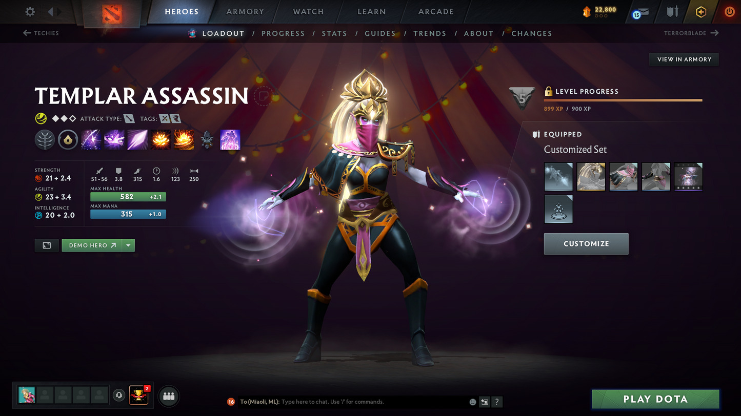 Immortal (5889) | Behavior Score: 12000 | 4 Arcanas: Sf, Tb, Pudge, Lc | Cache Inside | 49 Immortals | Trophy Level: 104 | Mainpool | Stacked Account | Full Access | Quick Que