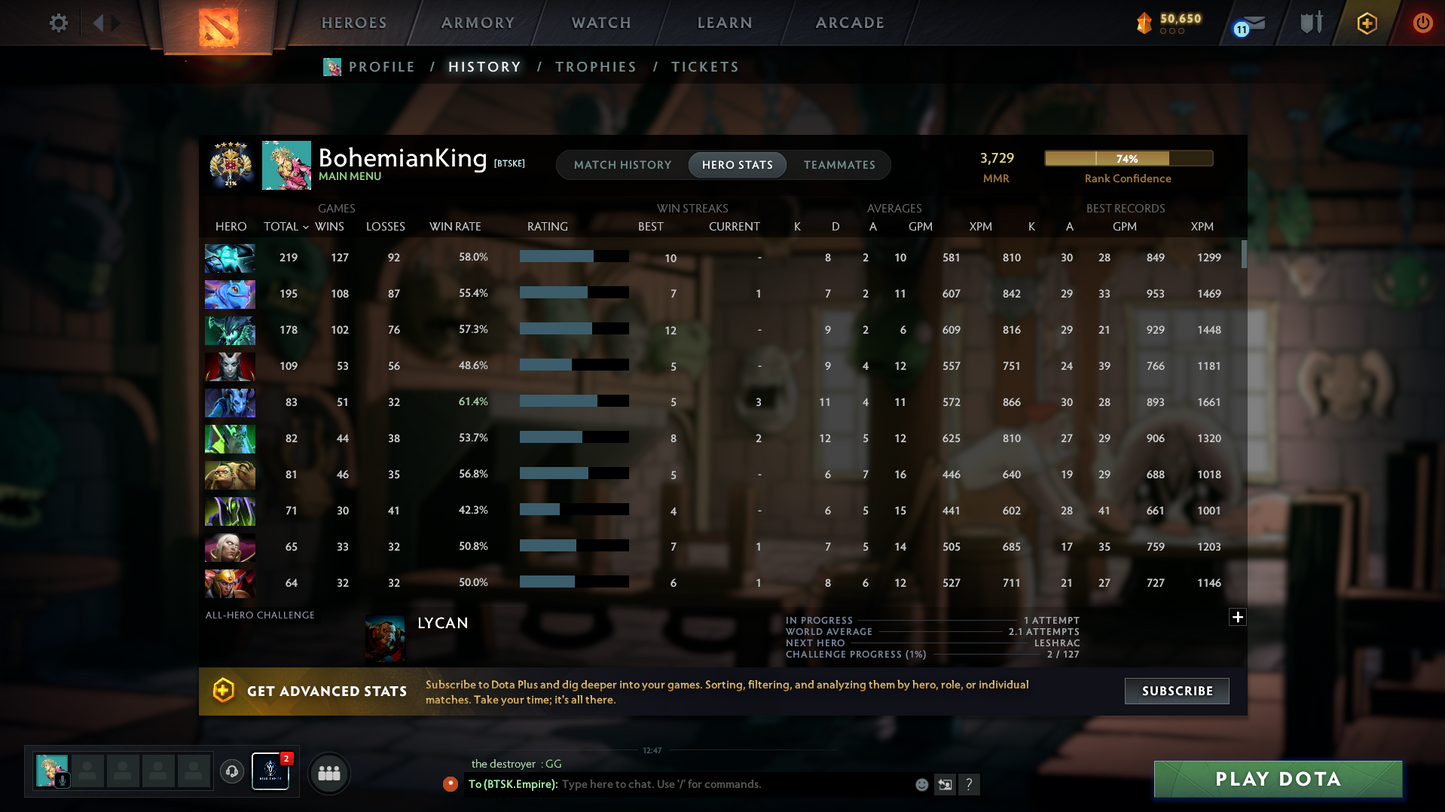 Legend V | Behavior Score: 10763 | 2 Arcanas: Pudge & Lina | 3 Personas: AM, CM, PA | Many Immortals Inside | Stacked Account | Trophy Level: 65 | Mainpool | Full Access