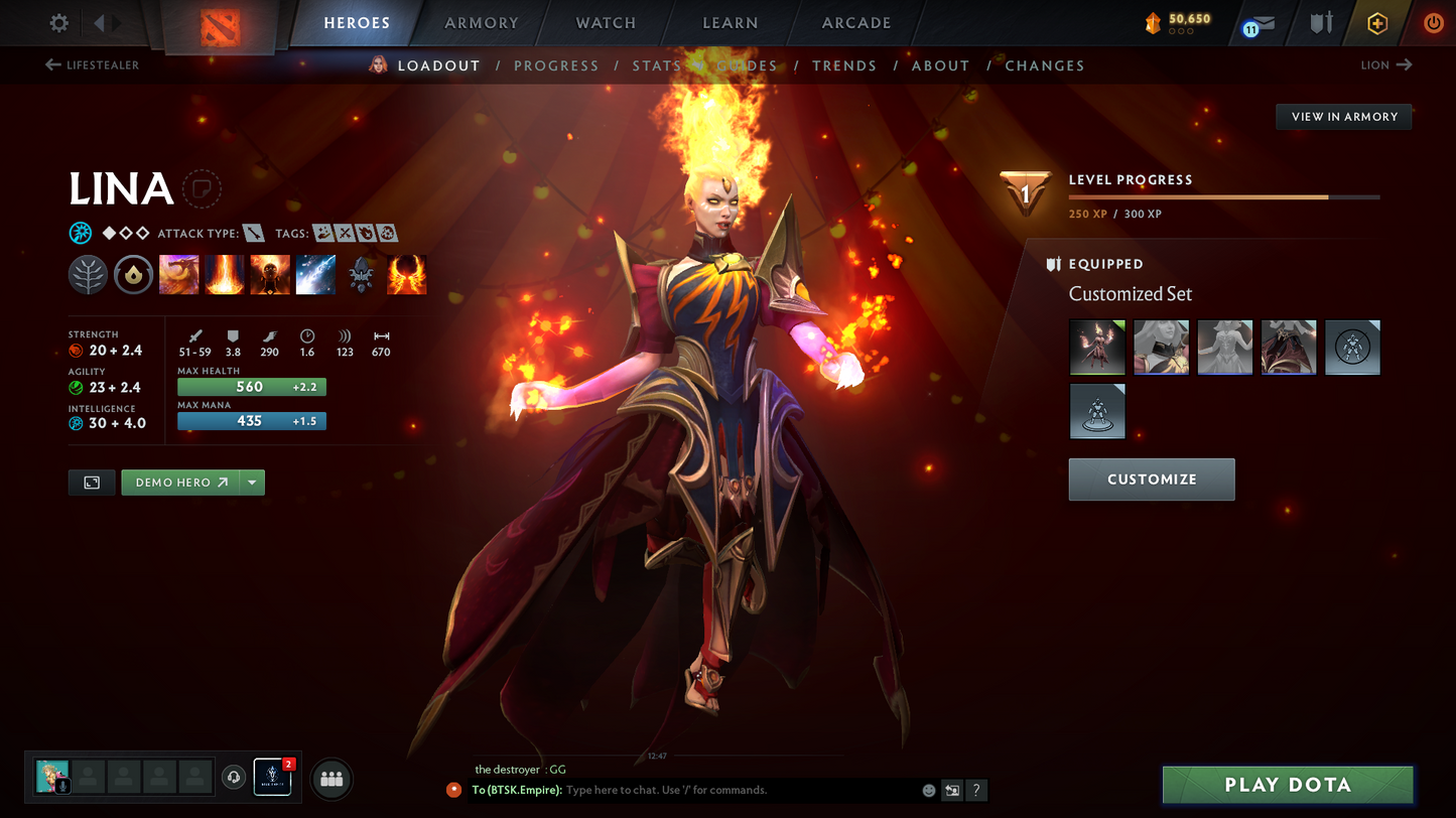Legend V | Behavior Score: 10763 | 2 Arcanas: Pudge & Lina | 3 Personas: AM, CM, PA | Many Immortals Inside | Stacked Account | Trophy Level: 65 | Mainpool | Full Access
