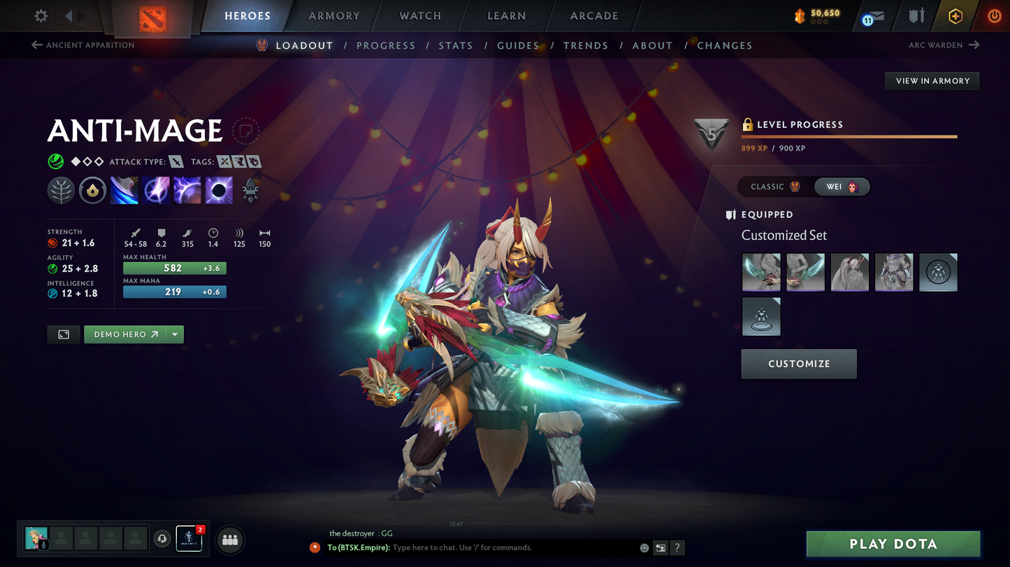 Legend V | Behavior Score: 10763 | 2 Arcanas: Pudge & Lina | 3 Personas: AM, CM, PA | Many Immortals Inside | Stacked Account | Trophy Level: 65 | Mainpool | Full Access