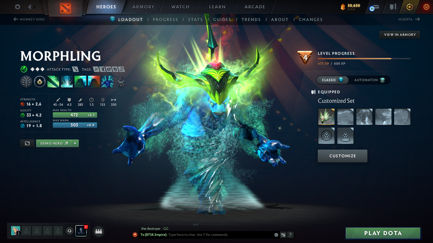 Legend V | Behavior Score: 10763 | 2 Arcanas: Pudge & Lina | 3 Personas: AM, CM, PA | Many Immortals Inside | Stacked Account | Trophy Level: 65 | Mainpool | Full Access