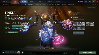 Divine I | Behavior Score: 11537 | 3 Arcanas: Pudge, Mk, PA (LVL 3) | 2 Personas: Pudge, AM | Insane Caches Inside | Many Immortals | Trophy Level: 88 | Mainpool | Full Access | Very Stacked Account