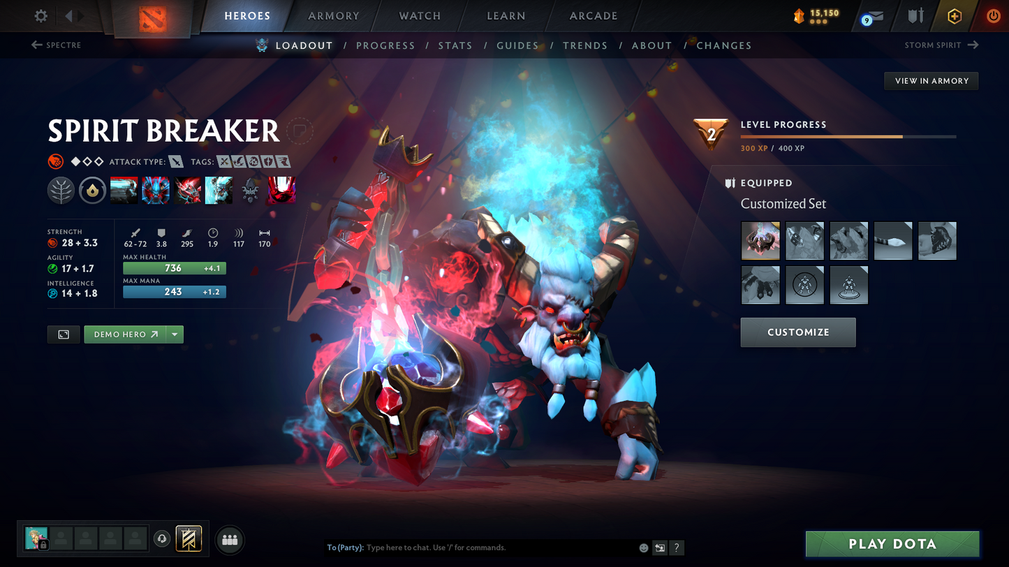 Guardian V | Behavior Score: 7032 | Antimage Persona | Few Immortals | Mainpool Account | Trophy Level 36 | Quick Que | Full Access | Some Sets Inside