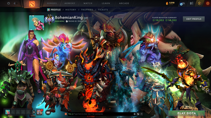 Ancient II | Behavior Score: 10552 | 2 Arcanas: Sf, Pa | Antimage Persona | Many Immortals Inside | Trophy Level: 60 | Mainpool Account | Full Access | Quick Que