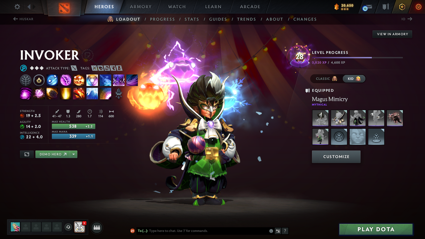 Legend II | Behavior Score: 11762 | Incomplete TI11 | 4 Arcanas: LC, 2x SF, TB | 7 Personas: CM, Pudge, Invo, Mirana, PA, AM, Primal | 56 Immortals | Stacked Account | Many Items | Mainpool | Trophy Level 80 | Full Access | Dota Plus Subscription Included