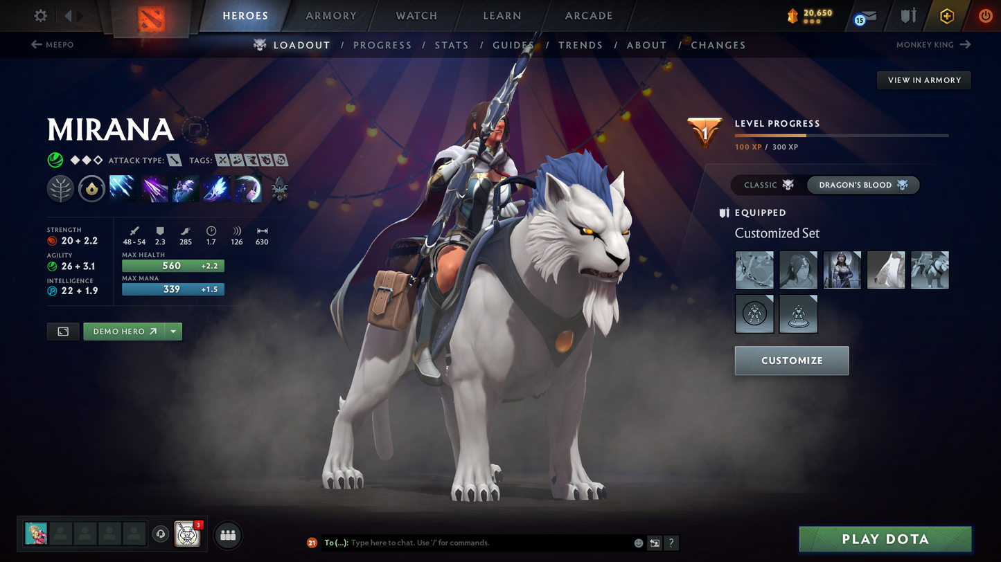 Legend II | Behavior Score: 11762 | Incomplete TI11 | 4 Arcanas: LC, 2x SF, TB | 7 Personas: CM, Pudge, Invo, Mirana, PA, AM, Primal | 56 Immortals | Stacked Account | Many Items | Mainpool | Trophy Level 80 | Full Access | Dota Plus Subscription Included