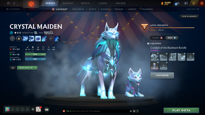 Legend II | Behavior Score: 11762 | Incomplete TI11 | 4 Arcanas: LC, 2x SF, TB | 7 Personas: CM, Pudge, Invo, Mirana, PA, AM, Primal | 56 Immortals | Stacked Account | Many Items | Mainpool | Trophy Level 80 | Full Access | Dota Plus Subscription Included