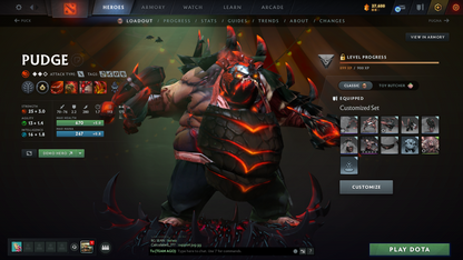 TI 11 | Arcanas: Void, Razor, Pudge, Zeus, Techies | Personas: Invo, Am, Pa, Cm, Primal | Insane Amount Of Caches Inside | Expensive Caches | Immortals Inside | Mainpool Account | Trophy Level 68 | Very Stacked Account