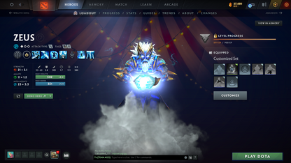 TI 11 | Arcanas: Void, Razor, Pudge, Zeus, Techies | Personas: Invo, Am, Pa, Cm, Primal | Insane Amount Of Caches Inside | Expensive Caches | Immortals Inside | Mainpool Account | Trophy Level 68 | Very Stacked Account