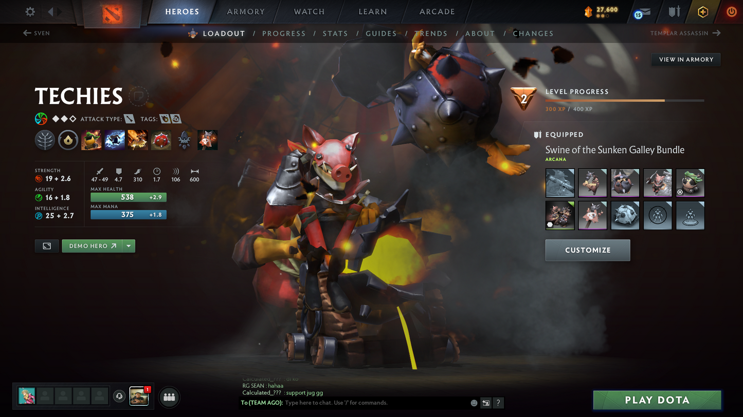TI 11 | Arcanas: Void, Razor, Pudge, Zeus, Techies | Personas: Invo, Am, Pa, Cm, Primal | Insane Amount Of Caches Inside | Expensive Caches | Immortals Inside | Mainpool Account | Trophy Level 68 | Very Stacked Account