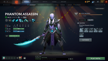 TI 11 | Arcanas: Void, Razor, Pudge, Zeus, Techies | Personas: Invo, Am, Pa, Cm, Primal | Insane Amount Of Caches Inside | Expensive Caches | Immortals Inside | Mainpool Account | Trophy Level 68 | Very Stacked Account