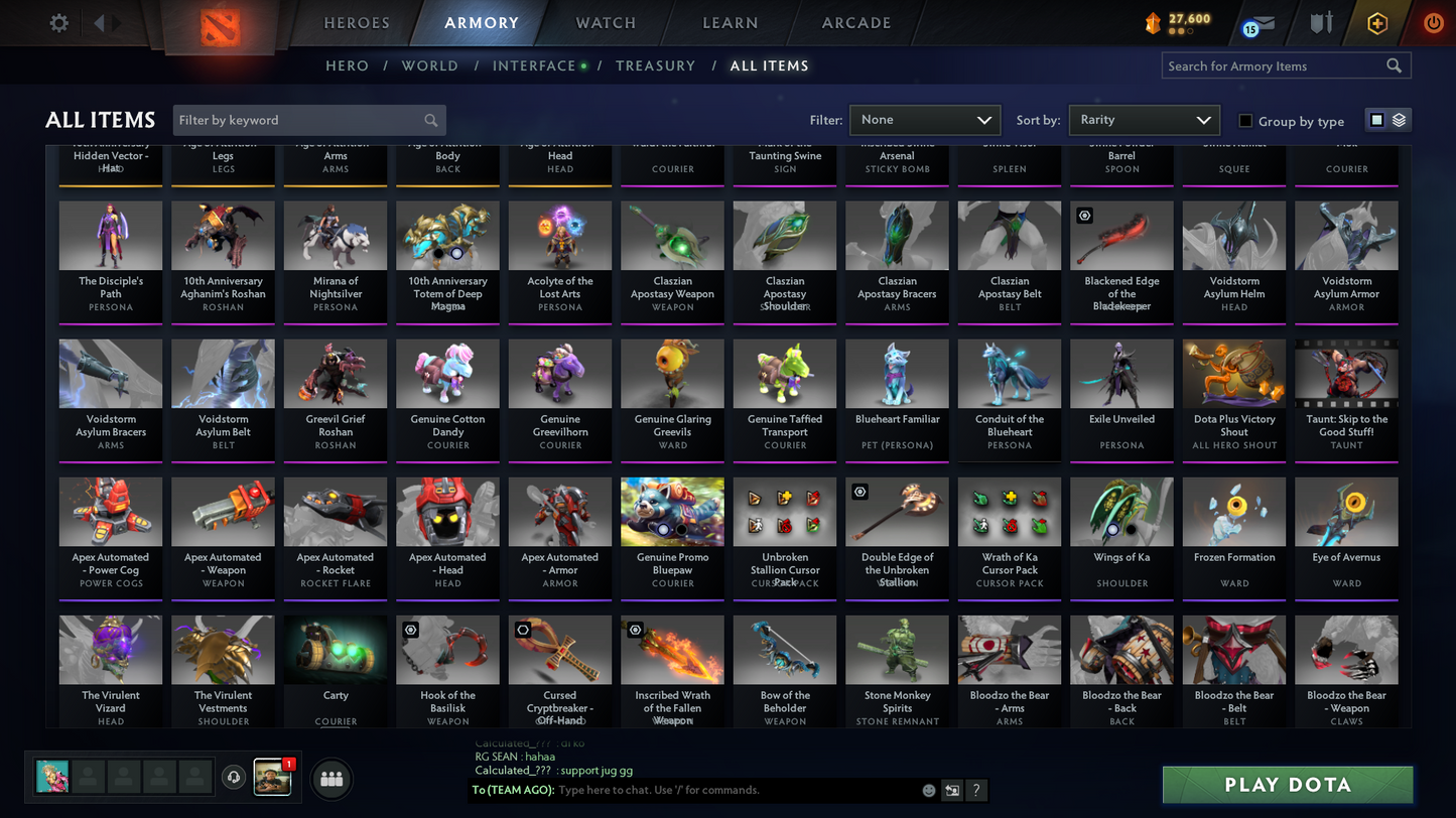 TI 11 | Arcanas: Void, Razor, Pudge, Zeus, Techies | Personas: Invo, Am, Pa, Cm, Primal | Insane Amount Of Caches Inside | Expensive Caches | Immortals Inside | Mainpool Account | Trophy Level 68 | Very Stacked Account