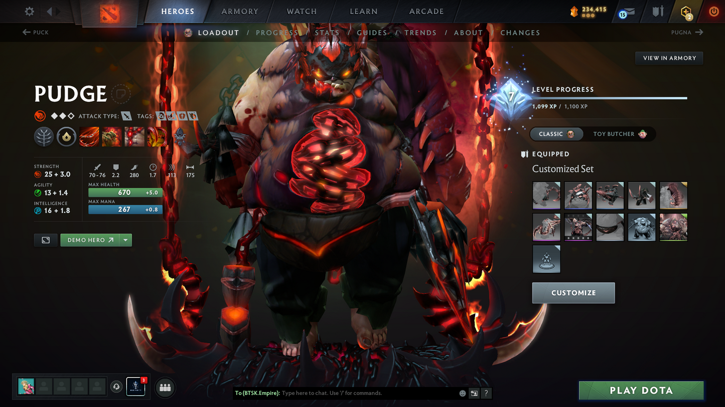 TI9 Incomplete | Arcanas: Sf, Pudge, Rubick, PA (Lvl 3) | Personas: Tiny Majesty of Colossus, PA, AM | Overgrown Empire Terrain | 54 Immortals | Fully Stacked Account | 11.9k Behavior Score | Mainpool | Fast Que