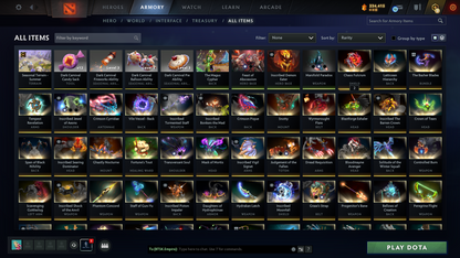 TI9 Incomplete | Arcanas: Sf, Pudge, Rubick, PA (Lvl 3) | Personas: Tiny Majesty of Colossus, PA, AM | Overgrown Empire Terrain | 54 Immortals | Fully Stacked Account | 11.9k Behavior Score | Mainpool | Fast Que