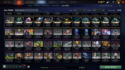 TI9 Incomplete | Arcanas: Sf, Pudge, Rubick, PA (Lvl 3) | Personas: Tiny Majesty of Colossus, PA, AM | Overgrown Empire Terrain | 54 Immortals | Fully Stacked Account | 11.9k Behavior Score | Mainpool | Fast Que