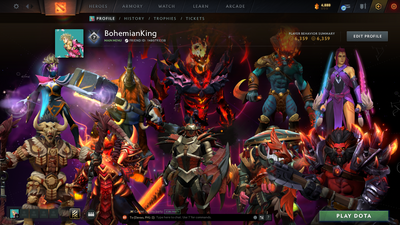 Guardian IV | Behavior Score: 6359 | Shadow Fiend Arcana | Antimage Persona | Immortals Inside | Sets Inside | Fast Que | Full Access | Old Account