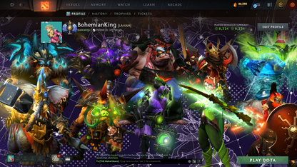 Divine I | MMR: 4750 | Behavior: 8324 | Immortals & Sets Inside | Trophy Level 50 | 2017 Account | 1300 Matches | 1300 Hours | Quick Find Game | 1-2 Min Queue | Perfect for Main