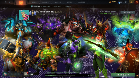 Divine I | MMR: 4750 | Behavior: 8324 | Immortals & Sets Inside | Trophy Level 50 | 2017 Account | 1300 Matches | 1300 Hours | Quick Find Game | 1-2 Min Queue | Perfect for Main