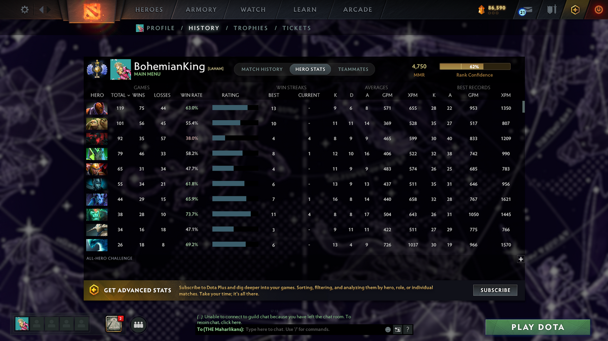 Divine I | MMR: 4750 | Behavior: 8324 | Immortals & Sets Inside | Trophy Level 50 | 2017 Account | 1300 Matches | 1300 Hours | Quick Find Game | 1-2 Min Queue | Perfect for Main