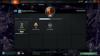 Divine I | MMR: 4750 | Behavior: 8324 | Immortals & Sets Inside | Trophy Level 50 | 2017 Account | 1300 Matches | 1300 Hours | Quick Find Game | 1-2 Min Queue | Perfect for Main