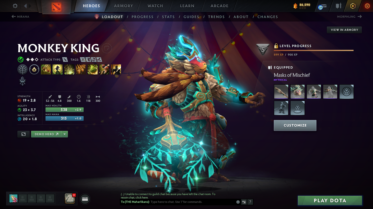 Divine I | MMR: 4750 | Behavior: 8324 | Immortals & Sets Inside | Trophy Level 50 | 2017 Account | 1300 Matches | 1300 Hours | Quick Find Game | 1-2 Min Queue | Perfect for Main
