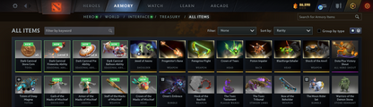 Divine I | MMR: 4750 | Behavior: 8324 | Immortals & Sets Inside | Trophy Level 50 | 2017 Account | 1300 Matches | 1300 Hours | Quick Find Game | 1-2 Min Queue | Perfect for Main