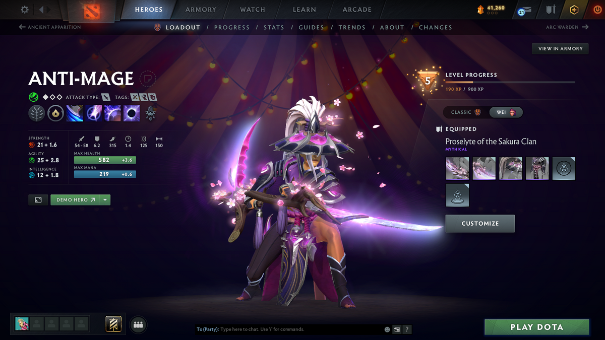 Ancient III | Behavior: 9892 | Terrorblade Arcana | Many Immortals | Dota Plus | 41,260 Dota Plus Shards | 2026 Account | Trophy Level 24 | Full Access | Quick Find Game | 1-2 Min Queue | Instant Delivery