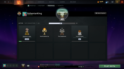 Legend V | MMR: 3721 | Behavior: 11754 | Anti-Mage Persona | Mainpool | Immortals & Sets Inside | 16,495 Shards | 2024 Account | Trophy Level 40 | 900 Hours | 600 Matches | Quick Find Game | 1 Min Queue | Full Access | Instant Delivery
