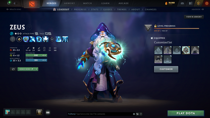 Immortal | 5855 | Behavior Score: 10017 | Vengeful Spirit Arcana | Pudge Persona | Many Immortals | Mainpool Account | 800 Hours | 2022 Account