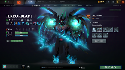 Archon IV | MMR: 2819 | Behavior Score: 9700 | Phantom Assassin Arcana | Immortals Inside | 600 Hours | Trophy Level 37 | Quick Que | 1-2 Minutes | Full Access