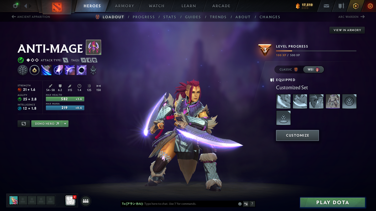 Legend I | MMR: 2977 | Behavior Score: 9583 | Shadowfiend Arcana | Many Immortals | Pudge and Antimage Persona | Ringmaster Announcer | Quick Que | 500 Hours | Old Account | Full Access